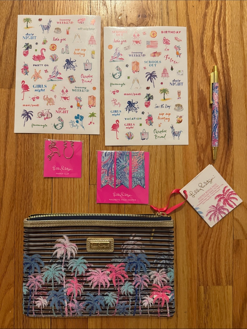 Lilly Pulitzer Desert Palm Pouch